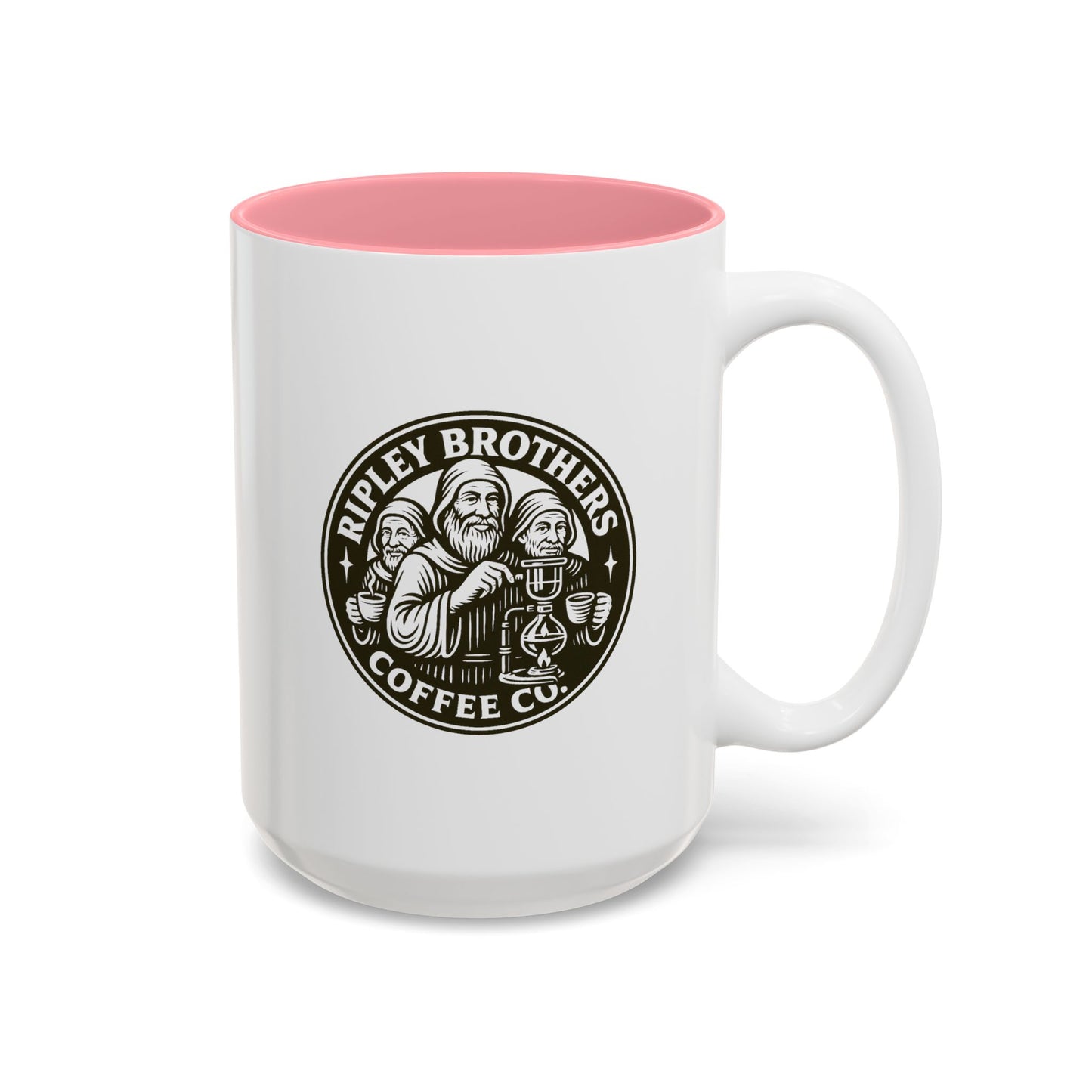 Ripley Brothers Coffee Co. Logo Two-Tone Ceramic Mug (15oz)